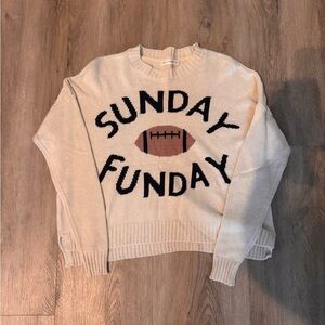 Sunday Funday Cream Sweater
